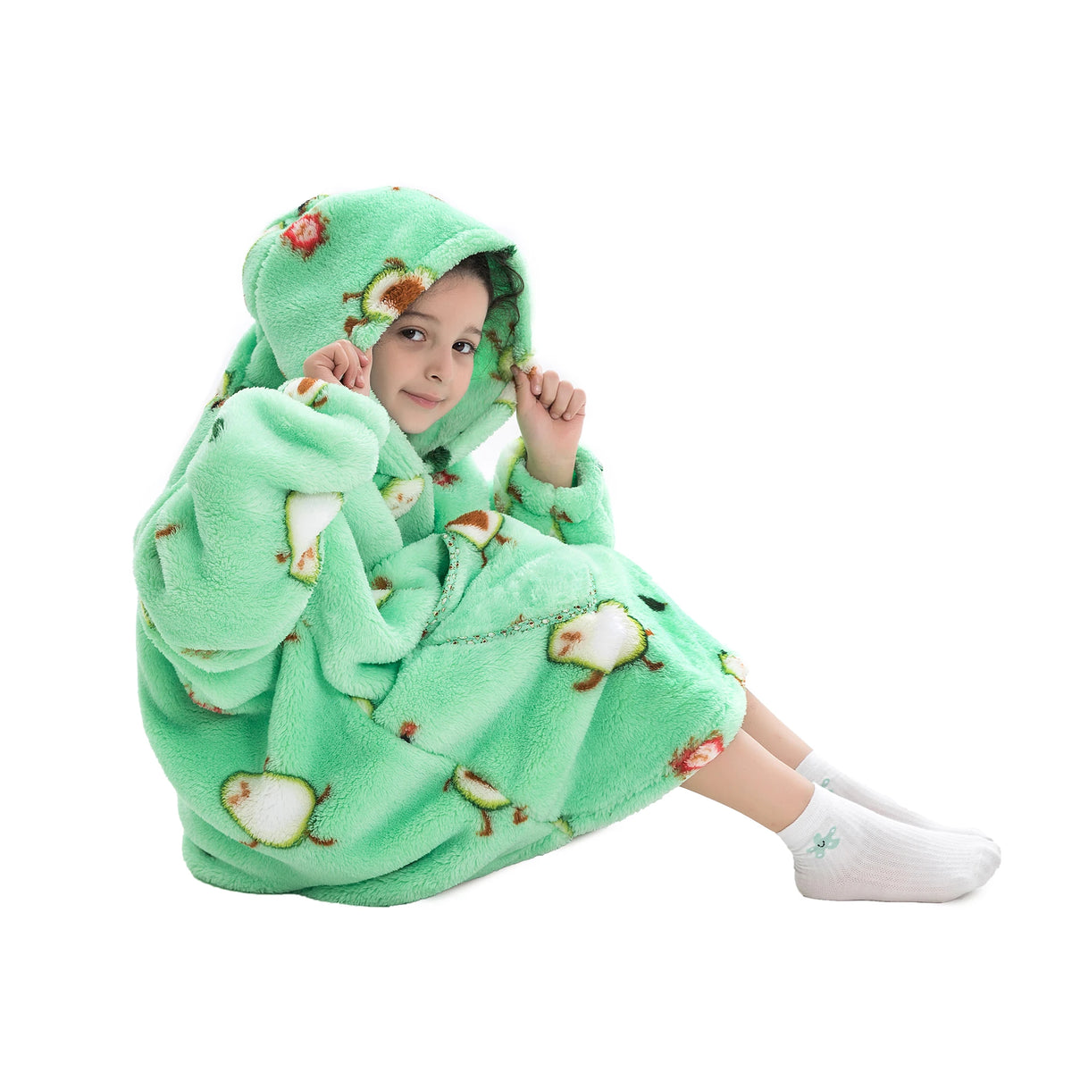 Sherpa-Sweetie – Oversize-Hoodie-Decke