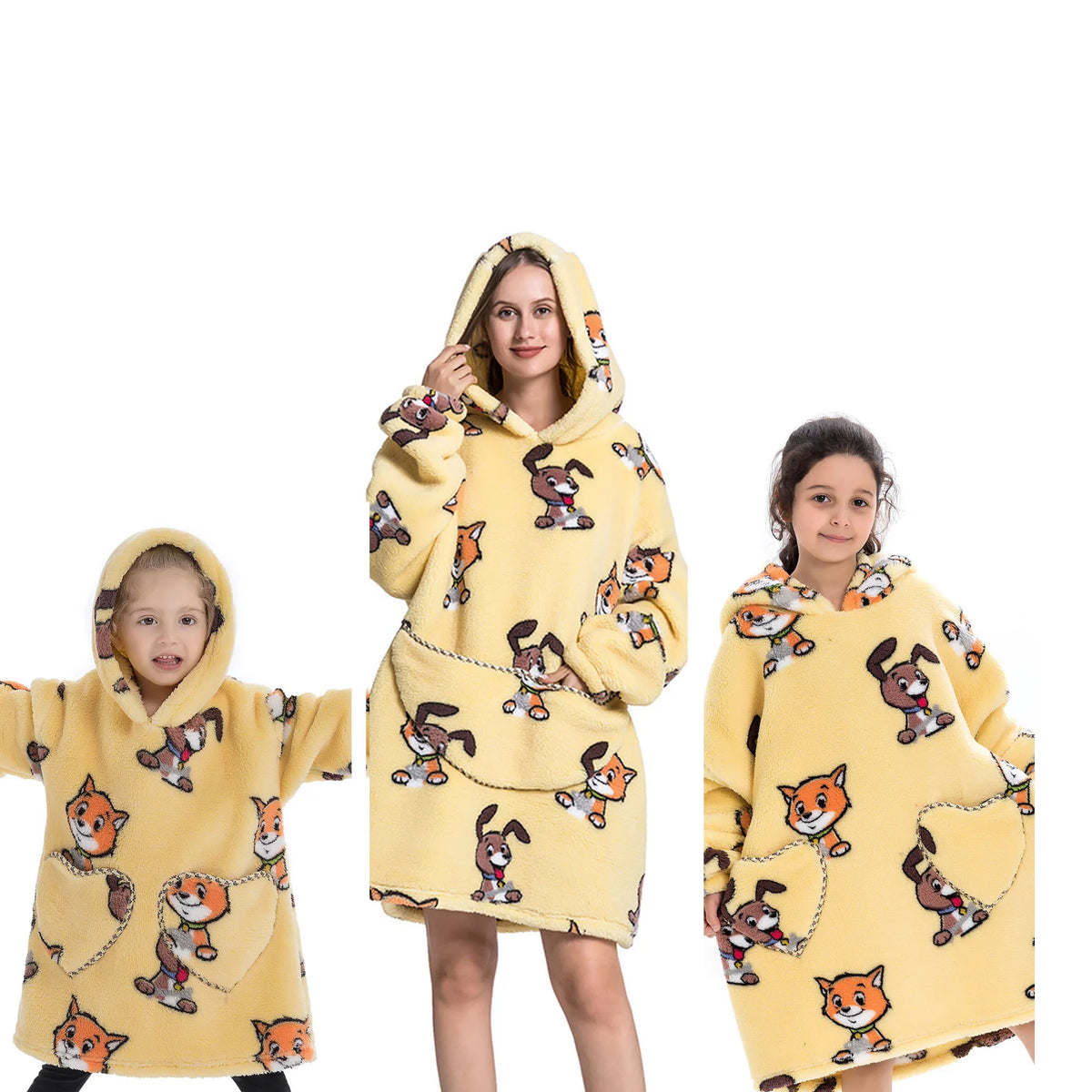Sherpa-Sweetie – Oversize-Hoodie-Decke
