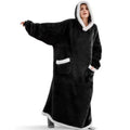 Kuschelexpress – Extralange Flanell-Hoodie-Decke