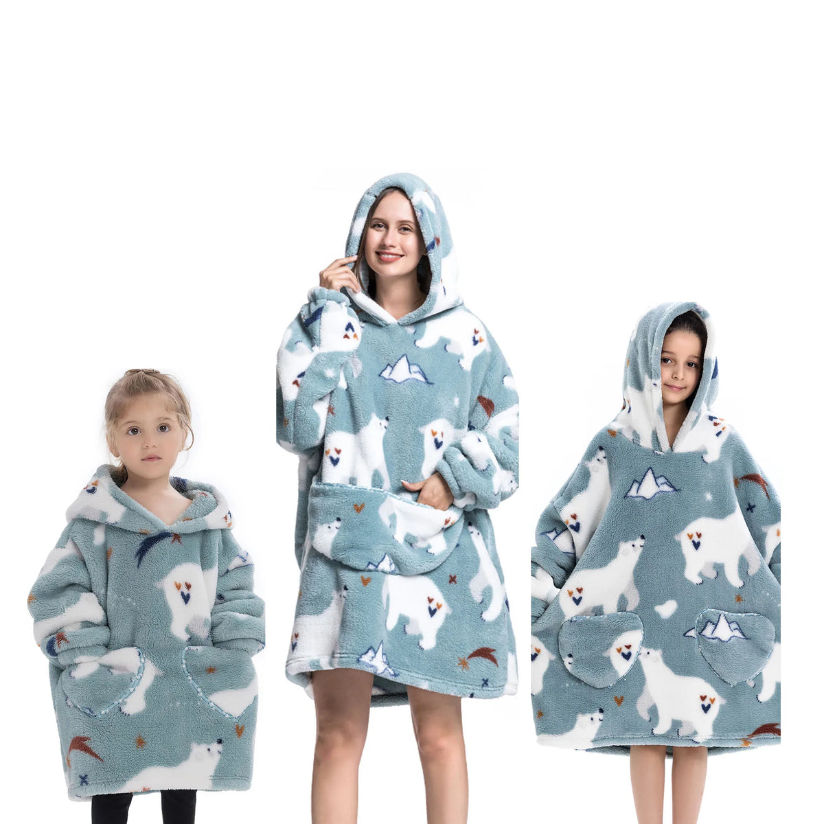 Sherpa-Sweetie – Oversize-Hoodie-Decke