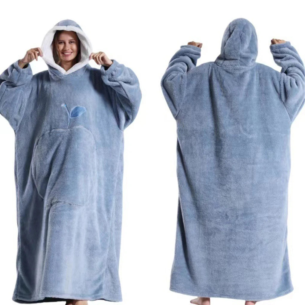 Netflix-Nest – Unisex-Hoodie-Decke mit XL-Tasche