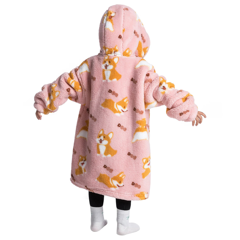 Sherpa-Sweetie – Oversize-Hoodie-Decke
