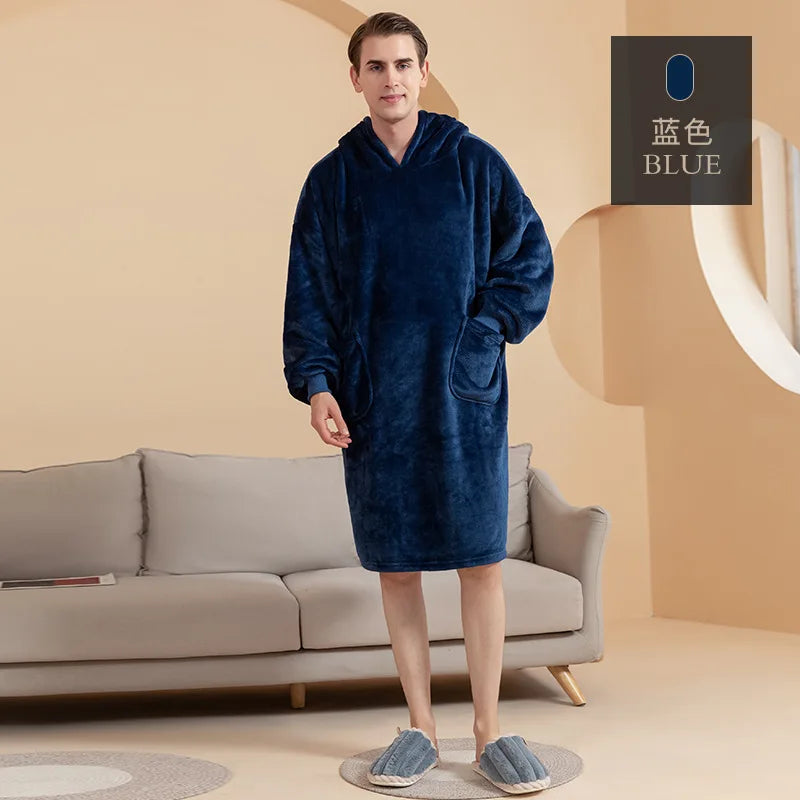 Sofa-Schnecke – Oversize-Kapuzenpulli-Decke
