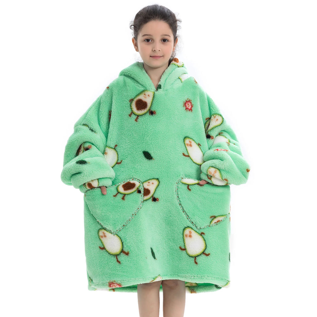 Sherpa-Sweetie – Oversize-Hoodie-Decke