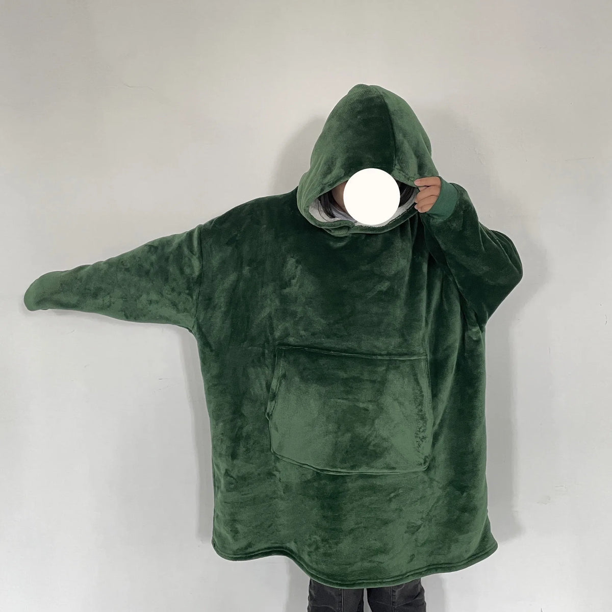 Kalt-draußen-Kokon – Warmer Lounge-Hoodie