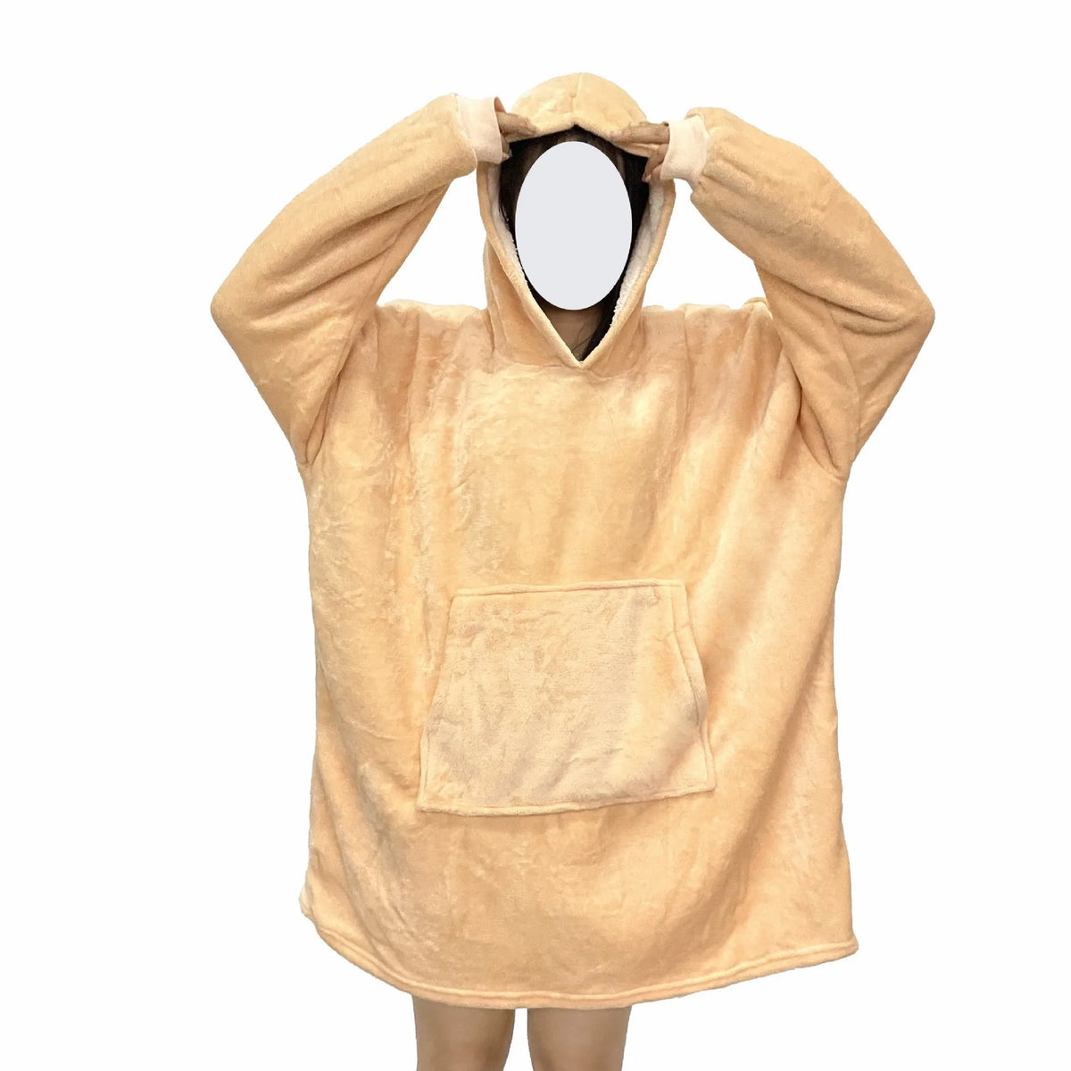 Kalt-draußen-Kokon – Warmer Lounge-Hoodie