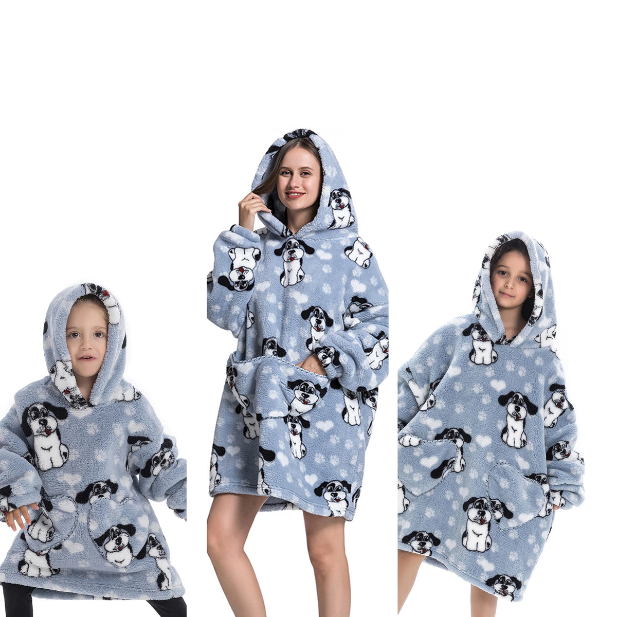 Sherpa-Sweetie – Oversize-Hoodie-Decke