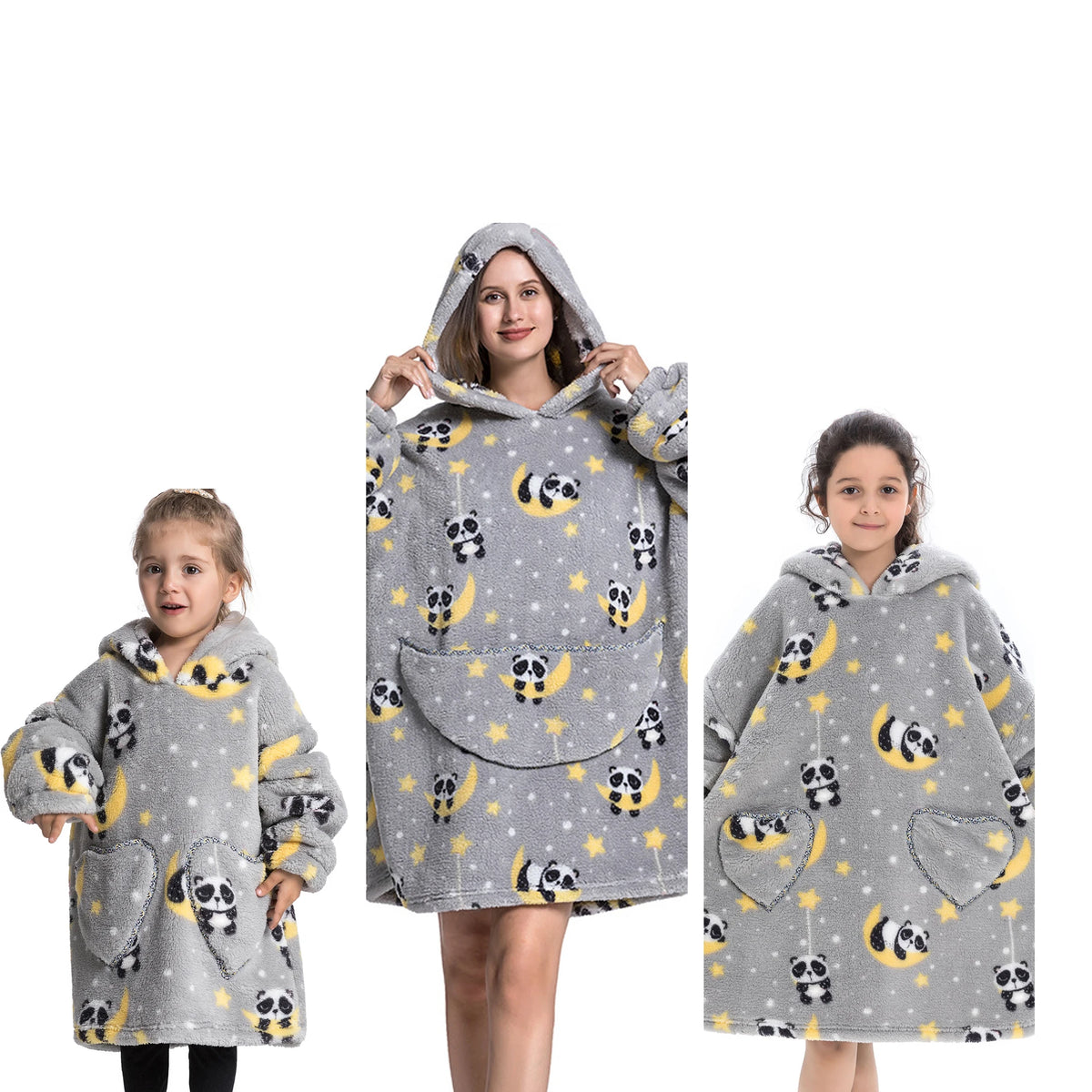 Sherpa-Sweetie – Oversize-Hoodie-Decke