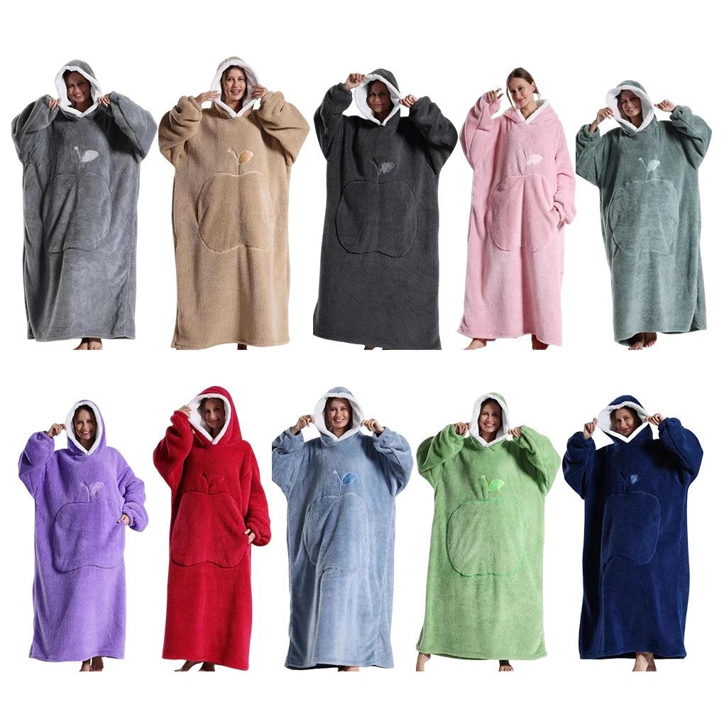 Netflix-Nest – Unisex-Hoodie-Decke mit XL-Tasche