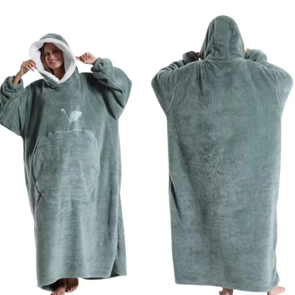 Netflix-Nest – Unisex-Hoodie-Decke mit XL-Tasche