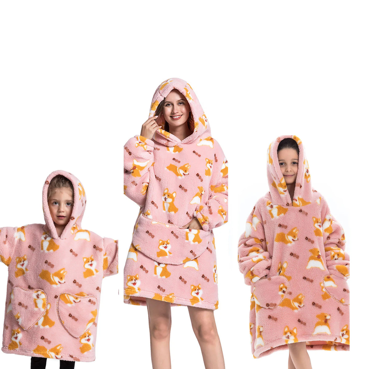 Sherpa-Sweetie – Oversize-Hoodie-Decke
