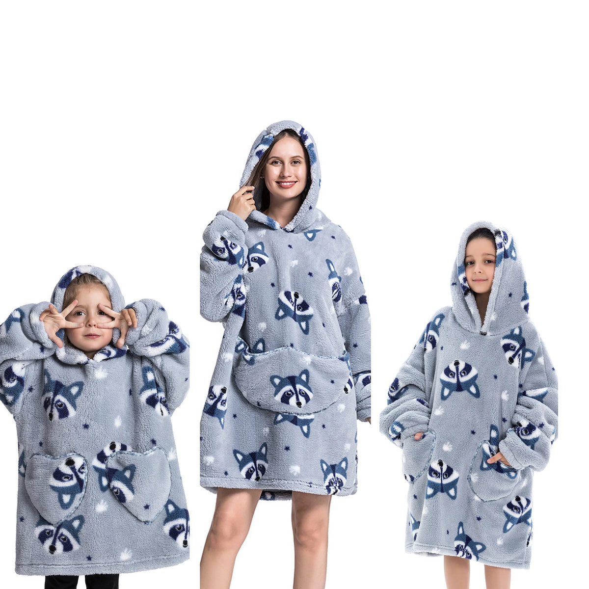 Sherpa-Sweetie – Oversize-Hoodie-Decke